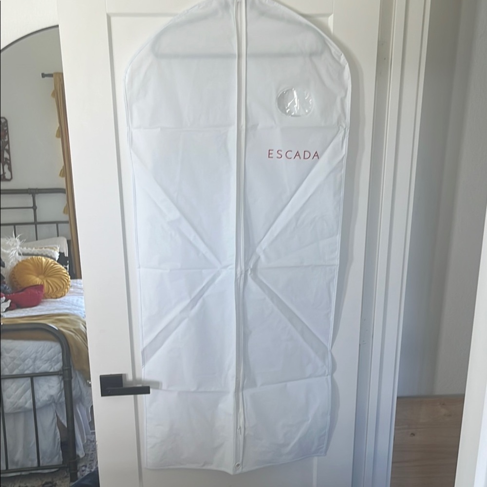 Pair of 2 Escada White Protective Garment Cover